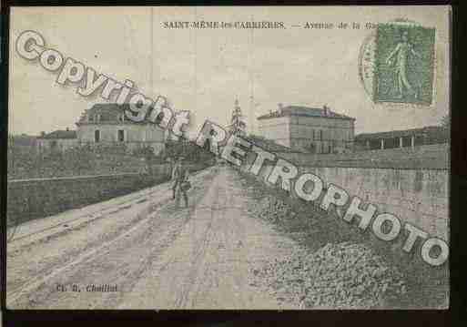 Ville de SAINTMEMELESCARRIERES Carte postale ancienne