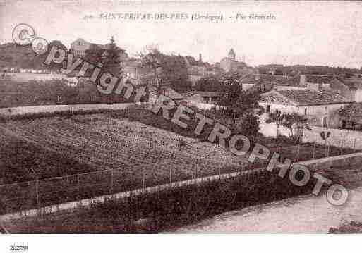 Ville de SAINTPRIVATDESPRES Carte postale ancienne