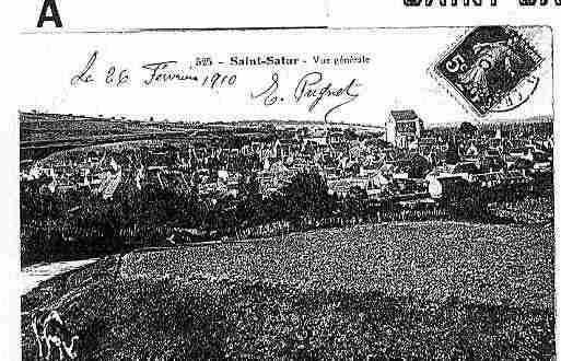 Ville de SAINTSATUR Carte postale ancienne