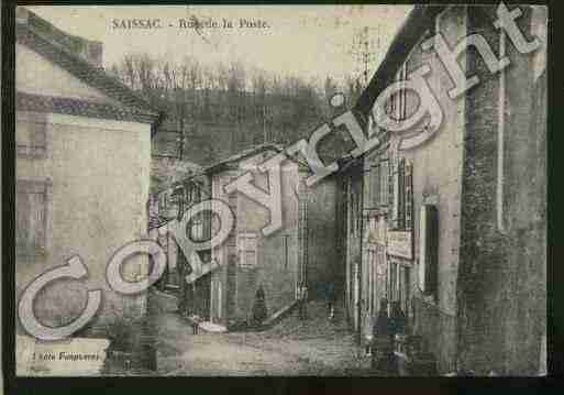 Ville de SAISSAC Carte postale ancienne
