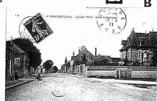 Ville de SANCOINS Carte postale ancienne