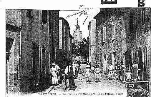 Ville de TAVERNES Carte postale ancienne