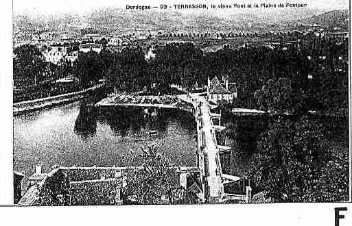 Ville de TERRASSONLAVILLEDIEU Carte postale ancienne