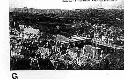 Ville de TERRASSONLAVILLEDIEU Carte postale ancienne