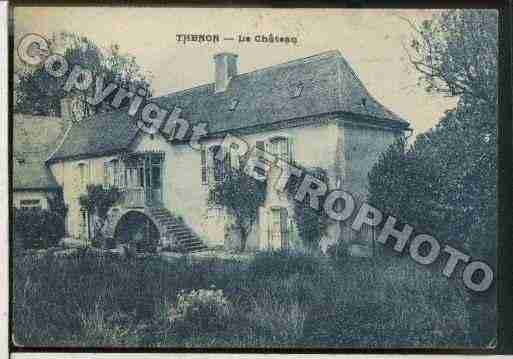 Ville de THENON Carte postale ancienne