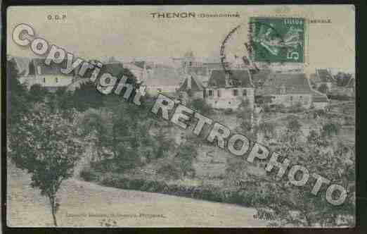 Ville de THENON Carte postale ancienne