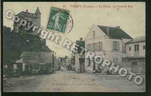 Ville de THURY Carte postale ancienne
