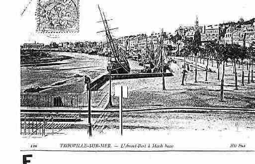 Ville de TROUVILLESURMER Carte postale ancienne