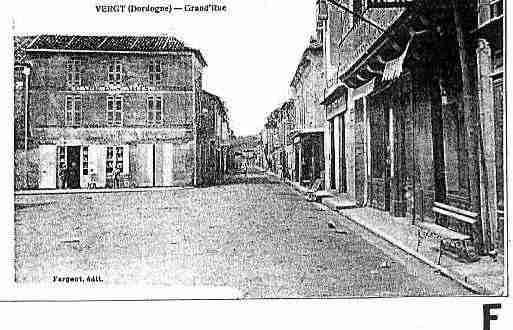 Ville de VERGT Carte postale ancienne