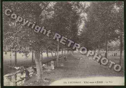 Ville de VICSURCERE Carte postale ancienne