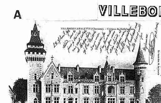 Ville de VILLEBOISLAVALETTE Carte postale ancienne