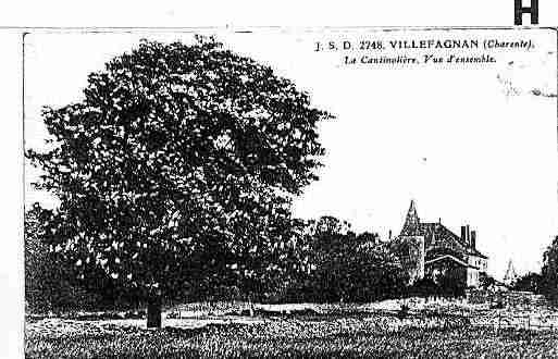 Ville de VILLEFAGNAN Carte postale ancienne