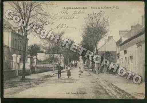 Ville de AIGURANDE Carte postale ancienne