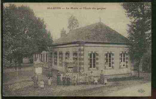 Ville de ALLUYES Carte postale ancienne