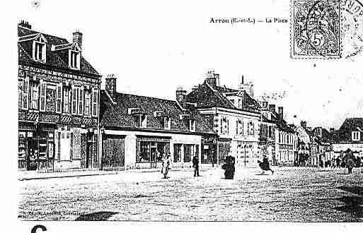 Ville de ARROU Carte postale ancienne