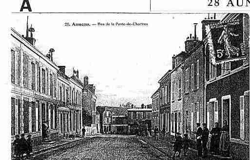 Ville de AUNEAU Carte postale ancienne