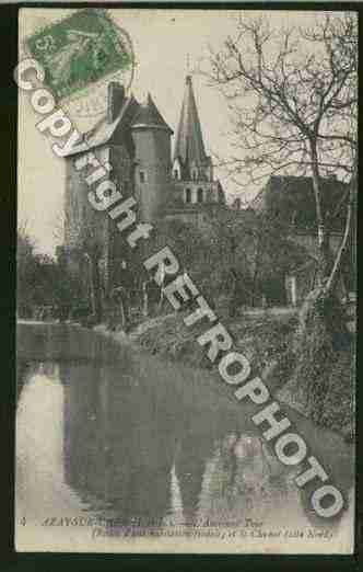 Ville de AZAYSURCHER Carte postale ancienne