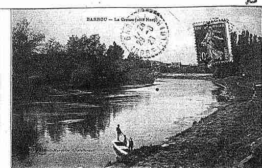 Ville de BARROU Carte postale ancienne