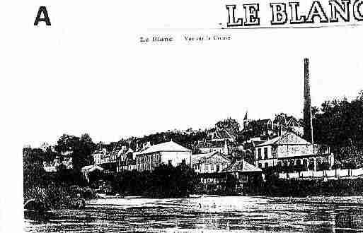 Ville de BLANC(LE) Carte postale ancienne
