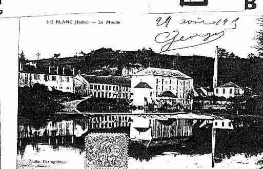 Ville de BLANC(LE) Carte postale ancienne