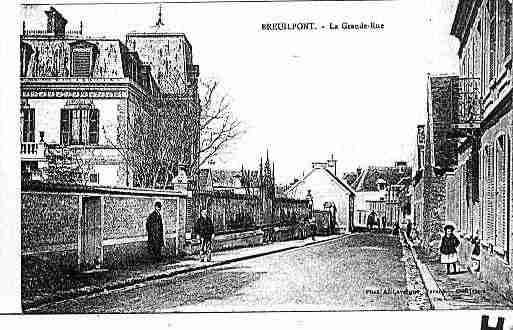 Ville de BREUILPONT Carte postale ancienne