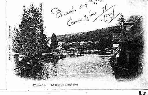 Ville de BRIONNE Carte postale ancienne