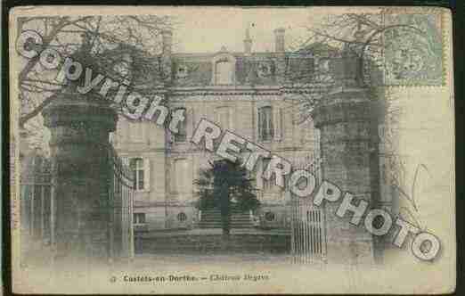 Ville de CASTETSENDORTHE Carte postale ancienne