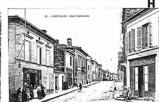 Ville de CASTILLONLABATAILLE Carte postale ancienne