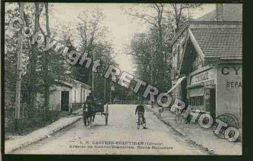 Ville de CASTRESGIRONDE Carte postale ancienne