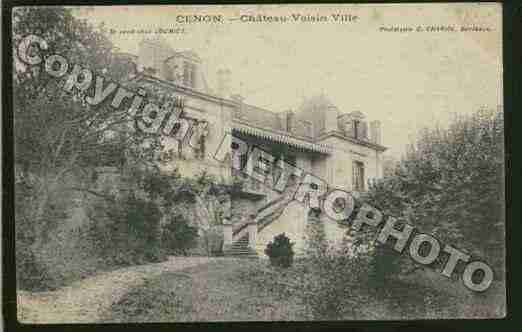 Ville de CENON Carte postale ancienne