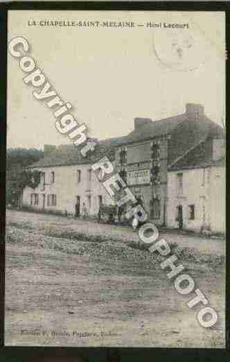 Ville de CHAPELLEDEBRAIN(LA) Carte postale ancienne