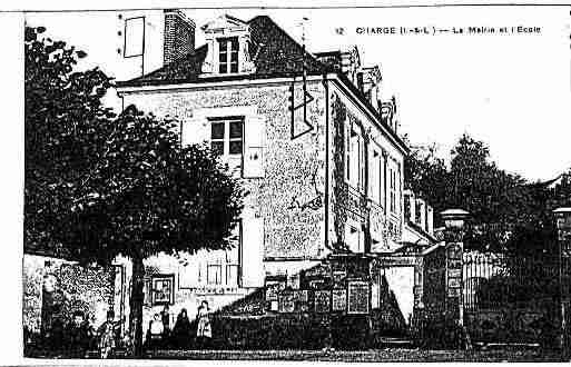 Ville de CHARGE Carte postale ancienne