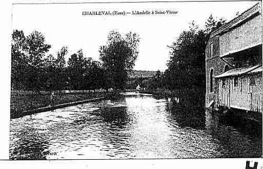 Ville de CHARLEVAL Carte postale ancienne