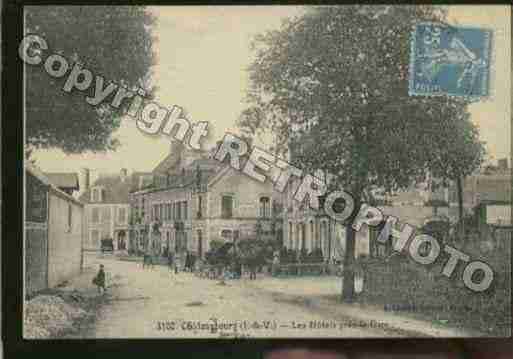 Ville de CHATEAUBOURG Carte postale ancienne