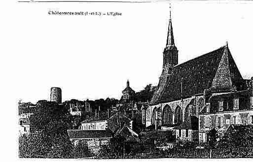 Ville de CHATEAURENAULT Carte postale ancienne