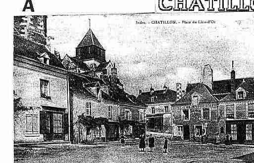 Ville de CHATILLONSURINDRE Carte postale ancienne