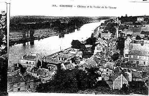 Ville de CHINON Carte postale ancienne