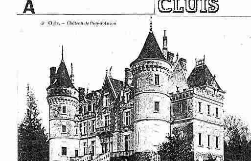 Ville de CLUIS Carte postale ancienne