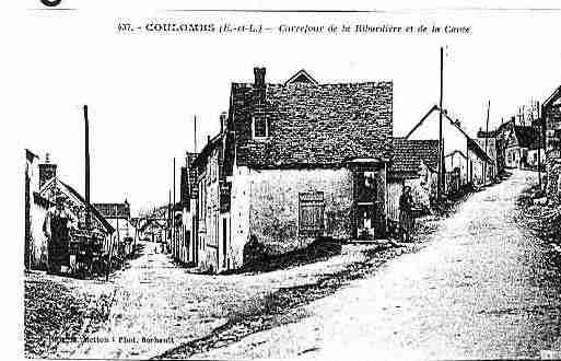 Ville de COULOMBS Carte postale ancienne