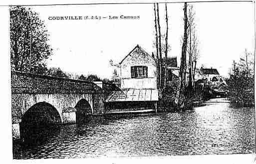 Ville de COURVILLESUREURE Carte postale ancienne