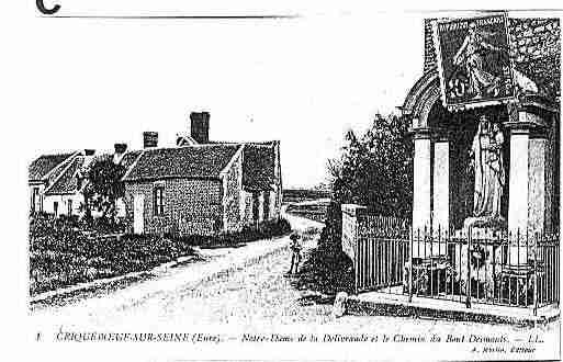 Ville de CRIQUEBEUFSURSEINE Carte postale ancienne