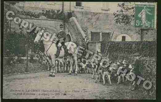 Ville de CROIXENTOURAINE(LA) Carte postale ancienne