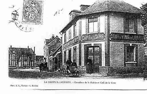 Ville de CROIXSAINTLEUFROY(LA) Carte postale ancienne