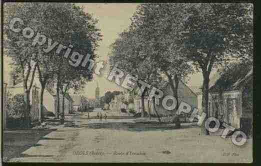 Ville de DEOLS Carte postale ancienne