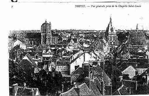 Ville de DREUX Carte postale ancienne