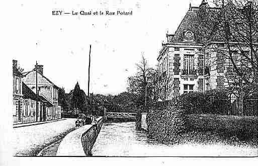 Ville de EZYSUREURE Carte postale ancienne