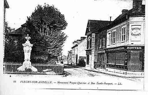 Ville de FLEURYSURANDELLE Carte postale ancienne