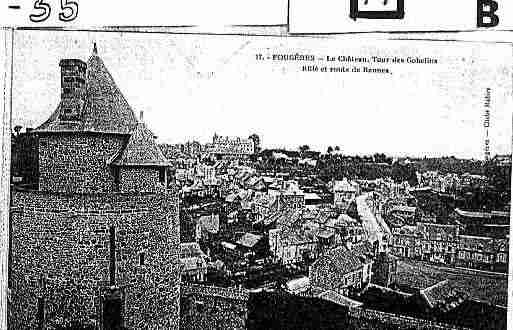 Ville de FOUGERES Carte postale ancienne