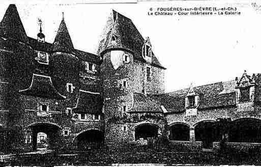 Ville de FOUGERESSURBIEVRE Carte postale ancienne