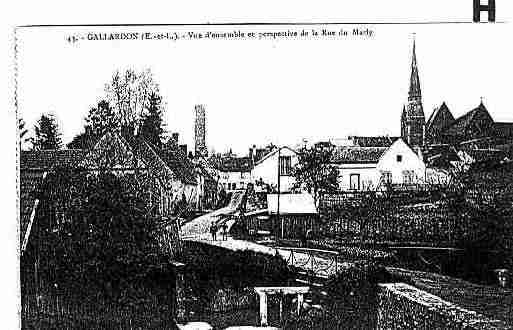 Ville de GALLARDON Carte postale ancienne